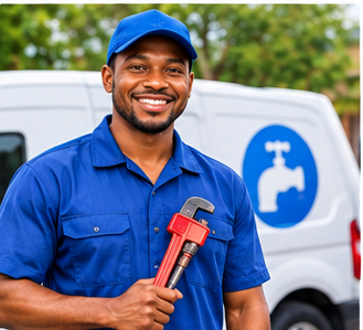 Professional plumber providing plumbing services
